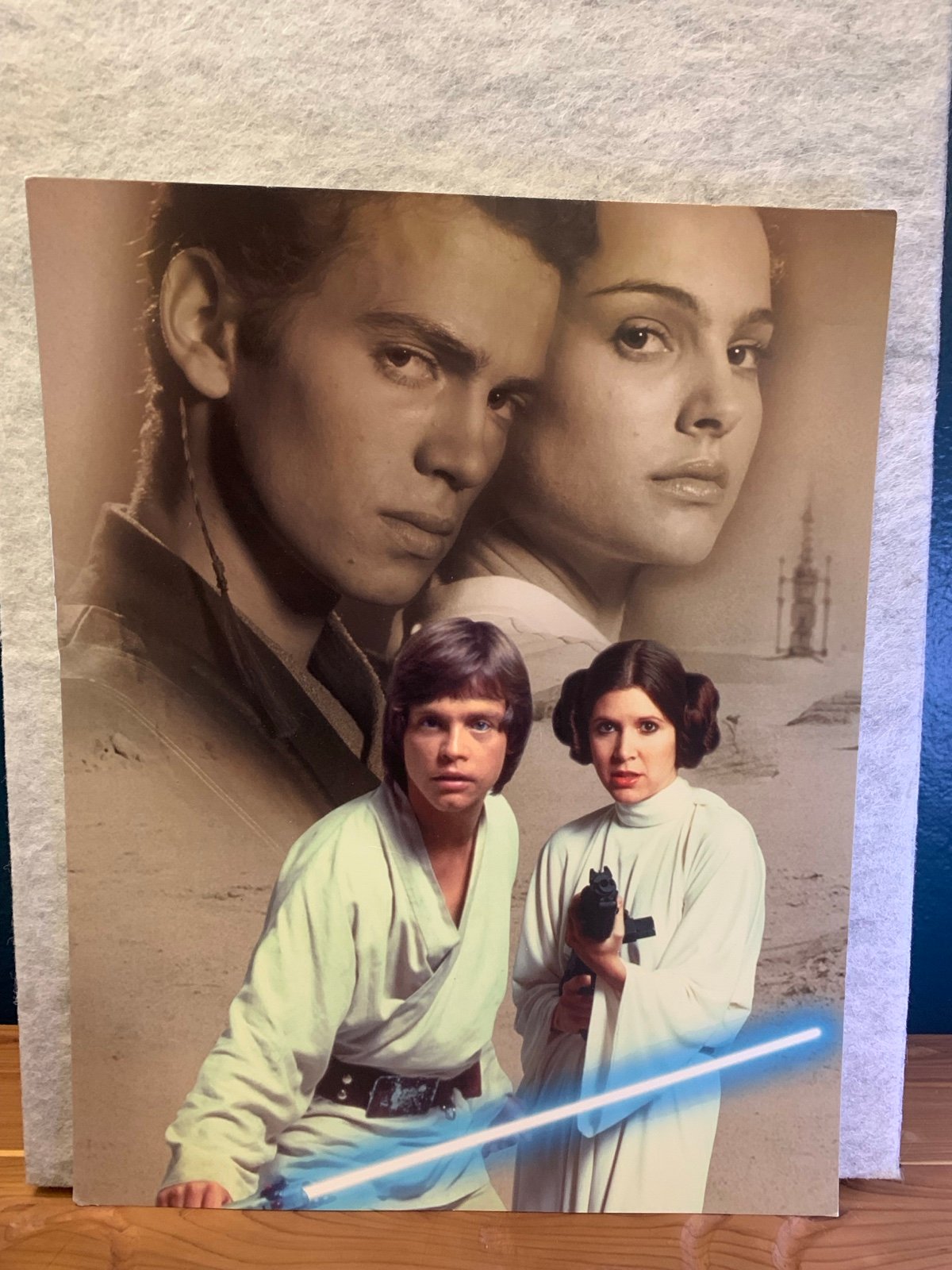 Star Wars poster Attack Of The Clones Postcard Poster with Natalie and Carrie