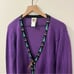 Rods Western Boho Aztec Beaded Cardigan with Turquoise Accents and Buckle XL