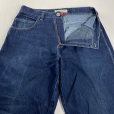 Wllie Esco Size 36X34 Blue Baggy Fit Jeans Retro Vintage Y2K 100% Cotton