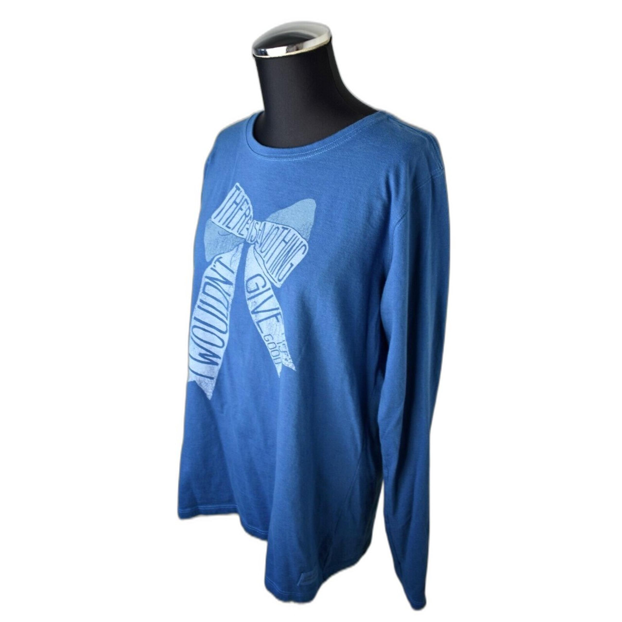 Life Is Good Blue There is Nothing I Wouldn't Give Long Sleeve T-Shirt-Women's L