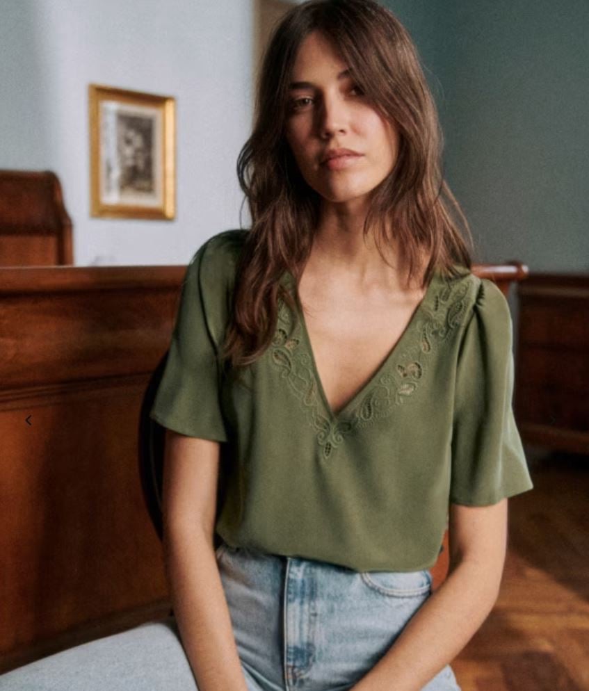 Sezane Minara Blouse