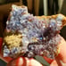 Blue Purple Cubic Fluorite on Matrix, Blanchard Mine, New Mexico
