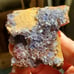 Blue Purple Cubic Fluorite on Matrix, Blanchard Mine, New Mexico