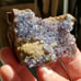 Blue Purple Cubic Fluorite on Matrix, Blanchard Mine, New Mexico