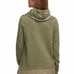 FREE PEOPLE Beach Cotton Cocoon Cowl Neck Pullover Top Olive Green Petite ECU