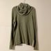 FREE PEOPLE Beach Cotton Cocoon Cowl Neck Pullover Top Olive Green Petite ECU