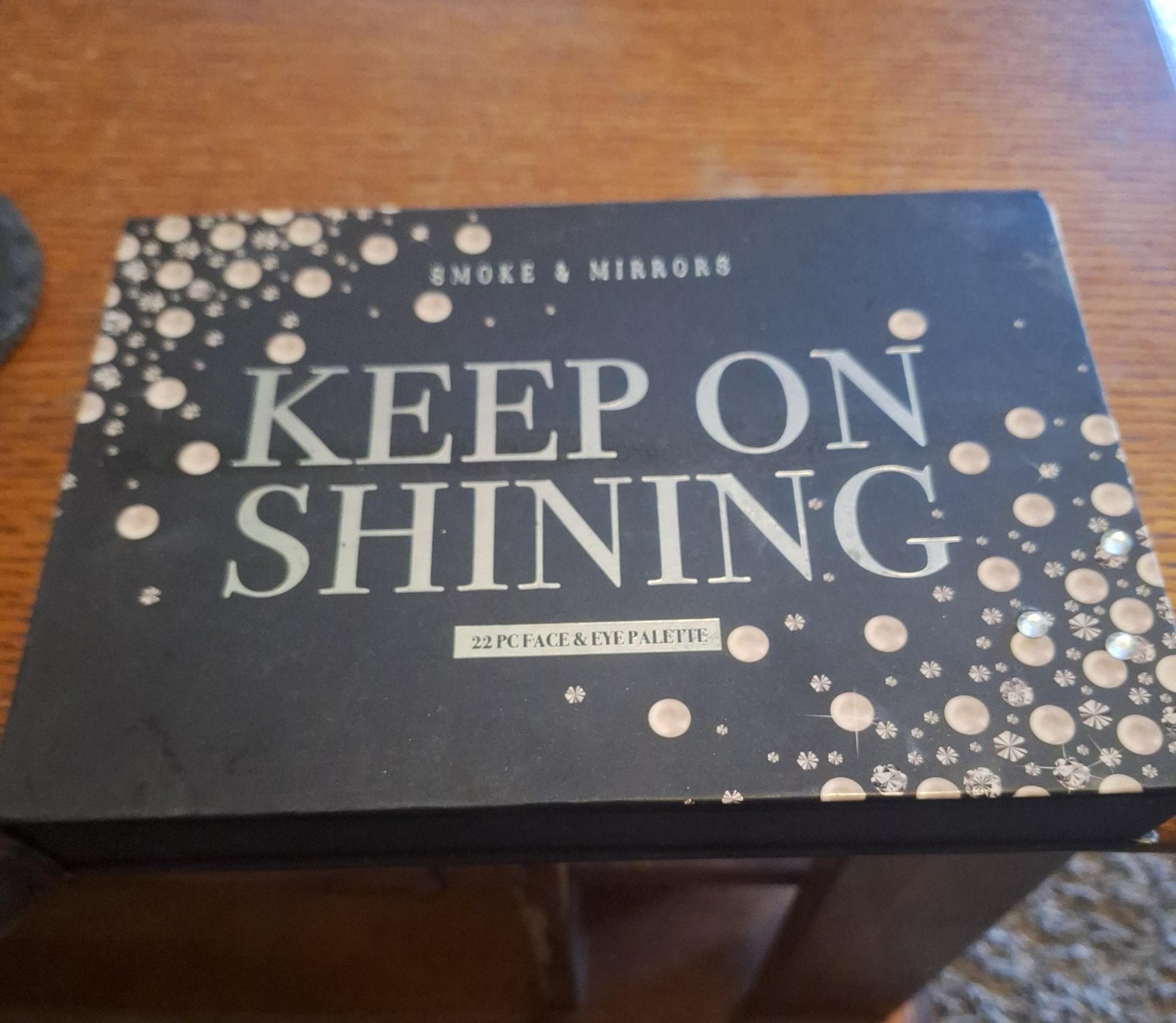 Smoke & Mirrors Keep On Shining" 22-piece face and eye palette.