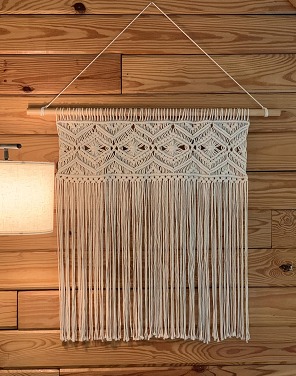 New Large Macrame Wall Hanging Boho Decor Tapestry Wall Art Headboard Woven