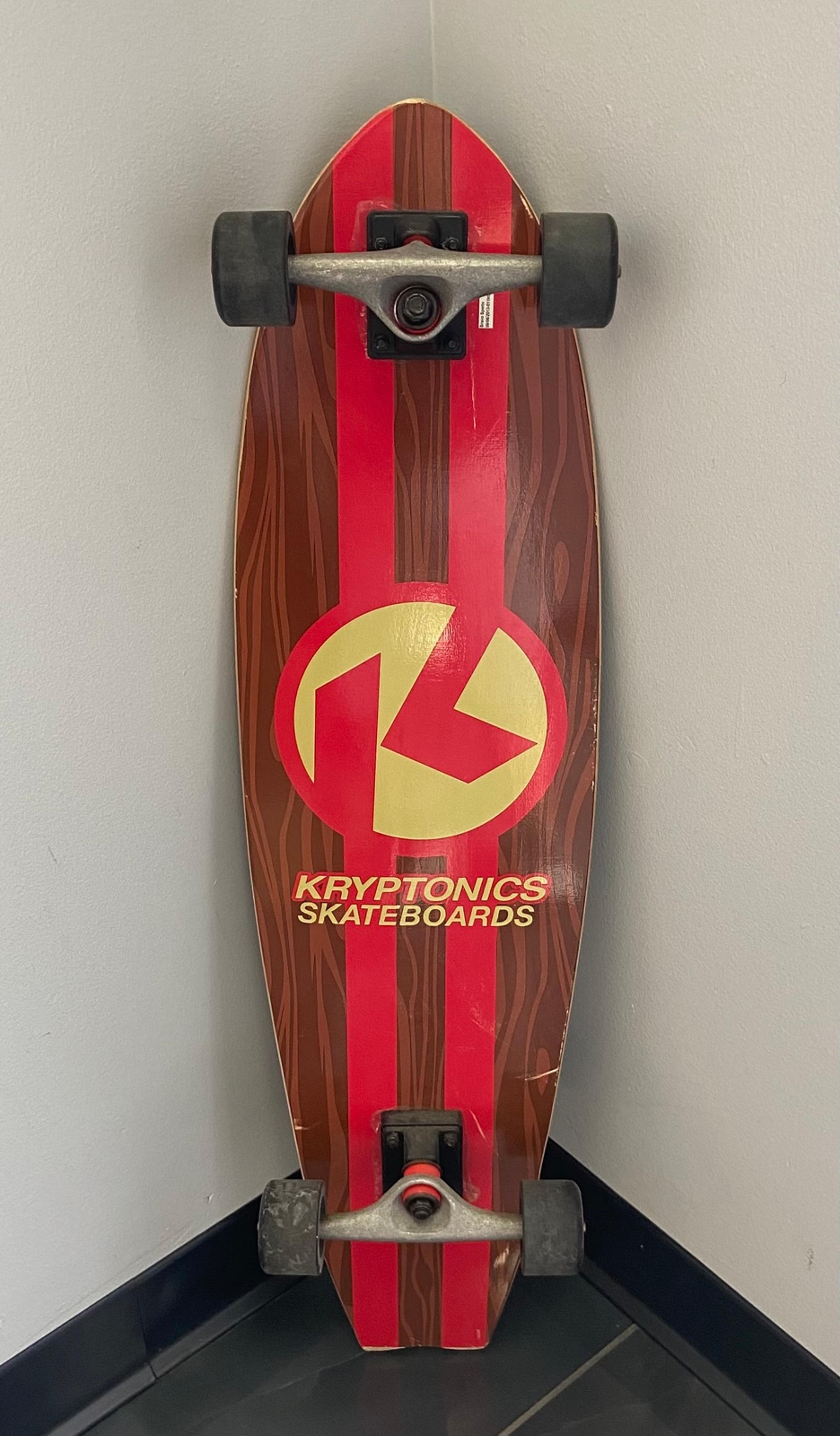 Kryptonics Longboard Skateboard 36” W Kryptonics Trucks and Wheels