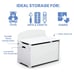 Toy Box Greenguard Gold Certified Bianca White