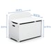 Toy Box Greenguard Gold Certified Bianca White