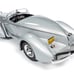 AutoWorld 1/18 1935 Auburn 851 Speedster Cream with Red Interior Diecast Model