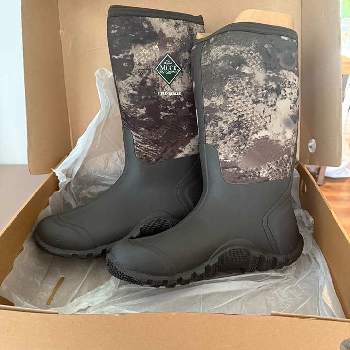 Muck Boot Company Field Blazer Mens 12/Womens 13 Camo Waterproof Hunting Boots