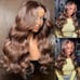 36 Inch high quality brown wig