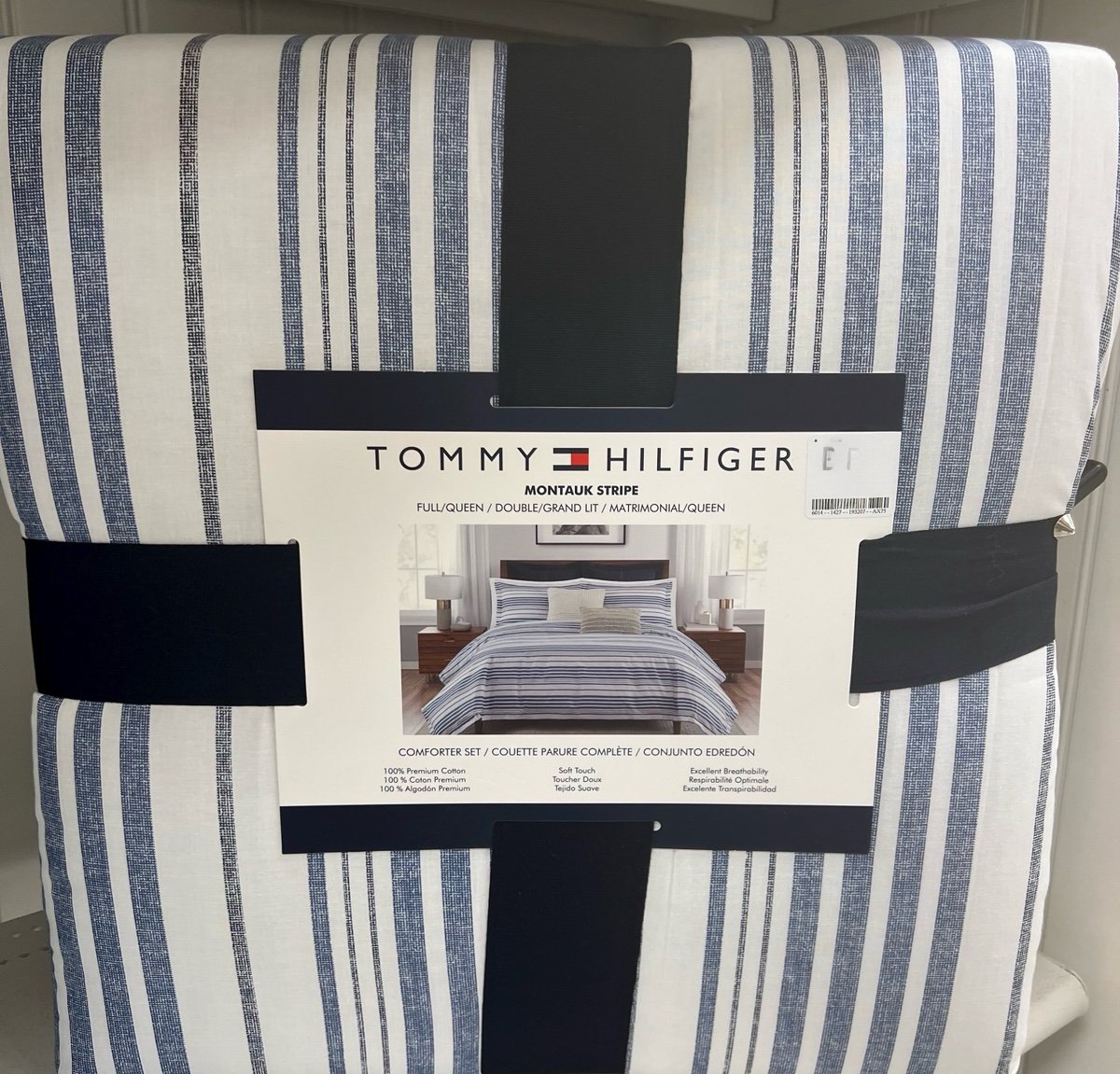 3 pc Tommy Hilfiger comforter set !