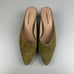 Madewell The Taye Mule in Green Suede