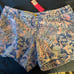 Lilly Pulitzer NWT Callahan knit shorts Boca blue I sea what I sea. Retail 68