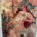 Set of 4 Mucha Seasons Prints Spring Summer Autumn Winter 12x15 Wall Art Nouveau