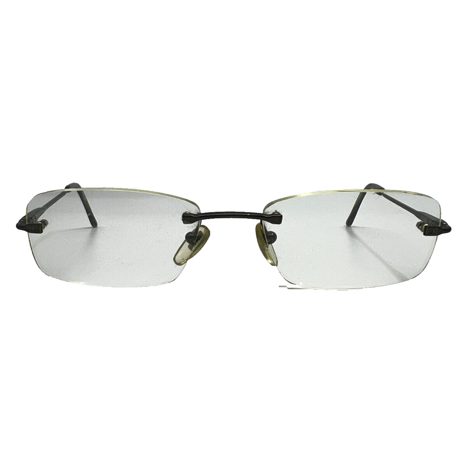 Bulgari 141-T Eyeglasses Titanium C. 411 Matte Black 53-17mm H8612
