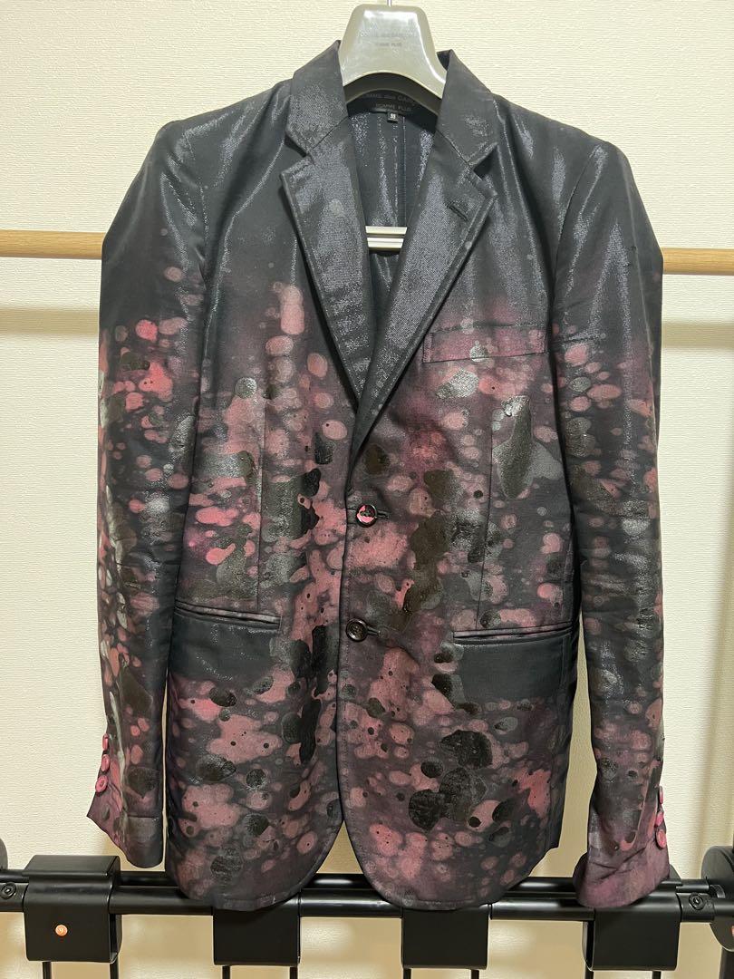 Comme des Garçons Homme Plus Hand-Painted Red