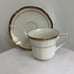 Noritake Ivory China Gilded Age Tea Cups With Sausers Set Of 4