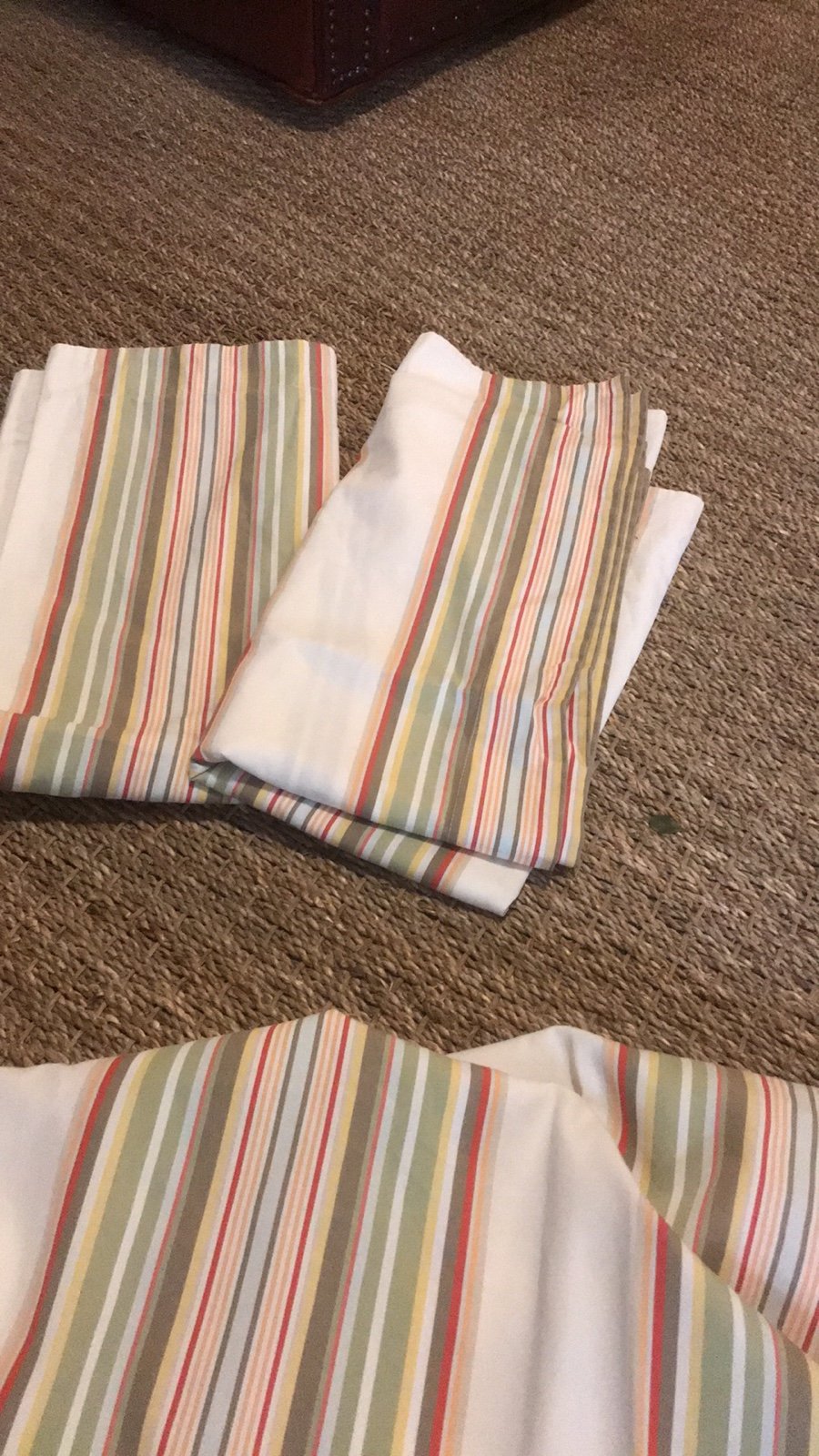 Pottery Barn full/queen duvet and shams