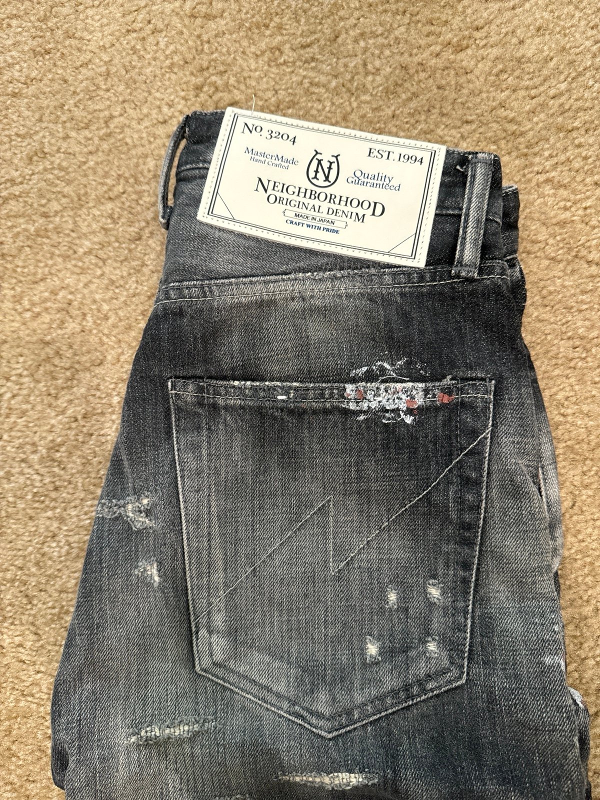 Neighborhood jeans No 3204 made in Japan