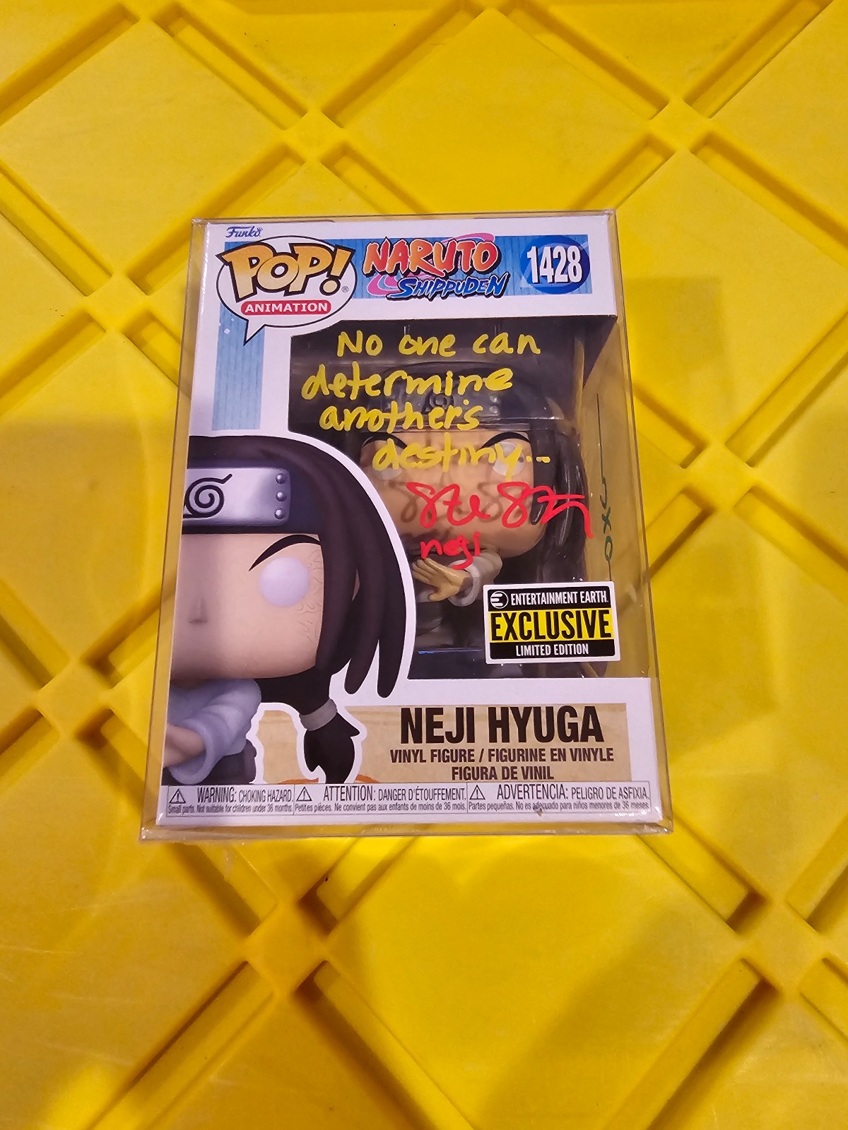 Funko Pop Neji Hyuga Signed