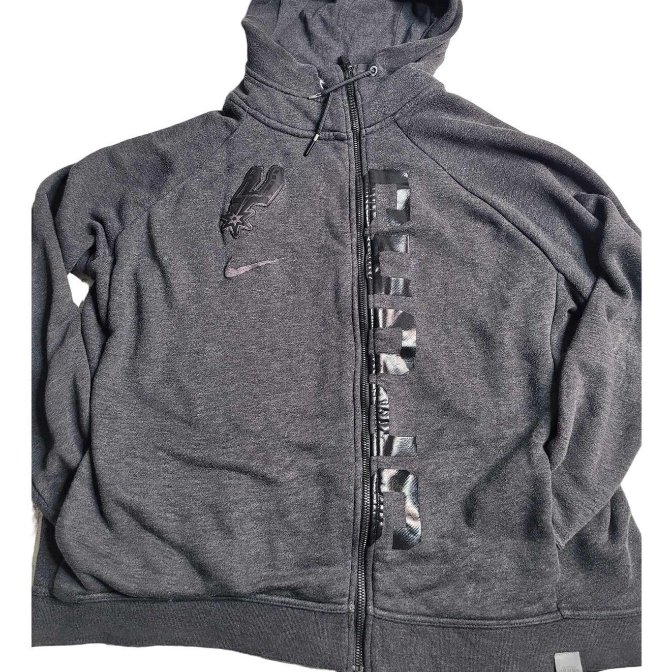 2721 Nike NBA San Antonio Spurs Full Zip Women's Hoodie Size Large