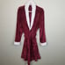 NEW Hotel Spa Collection Womens S/M Red Velvet Ber