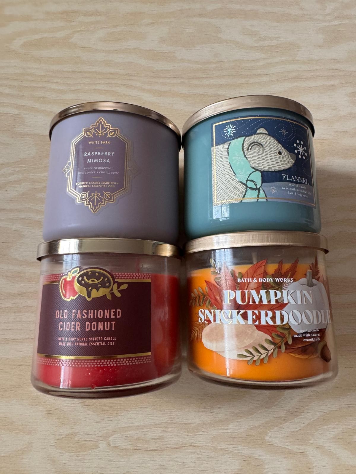 Bath & Body Works Candles: Fall / Holiday Bundle