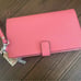 New Michael Kors large jet set double zipper wristlet wallet