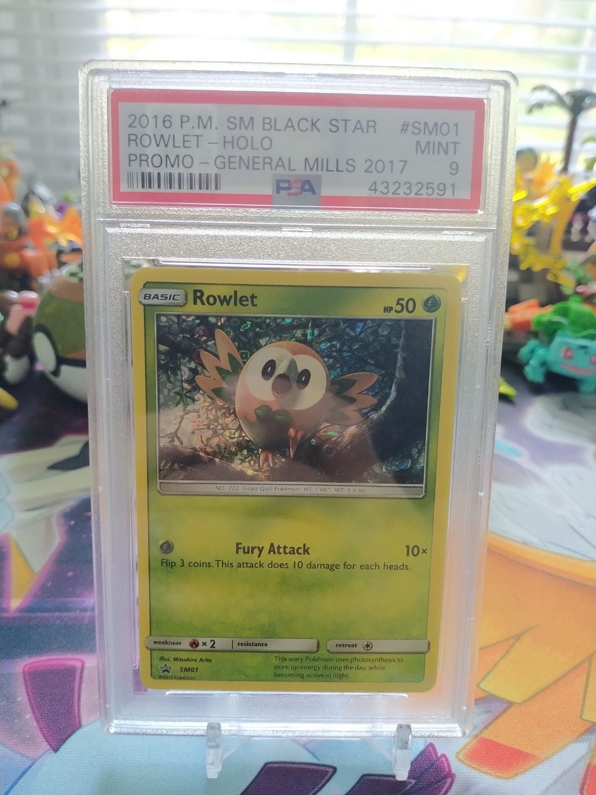 Rowlet general Mills Holo promo sm01