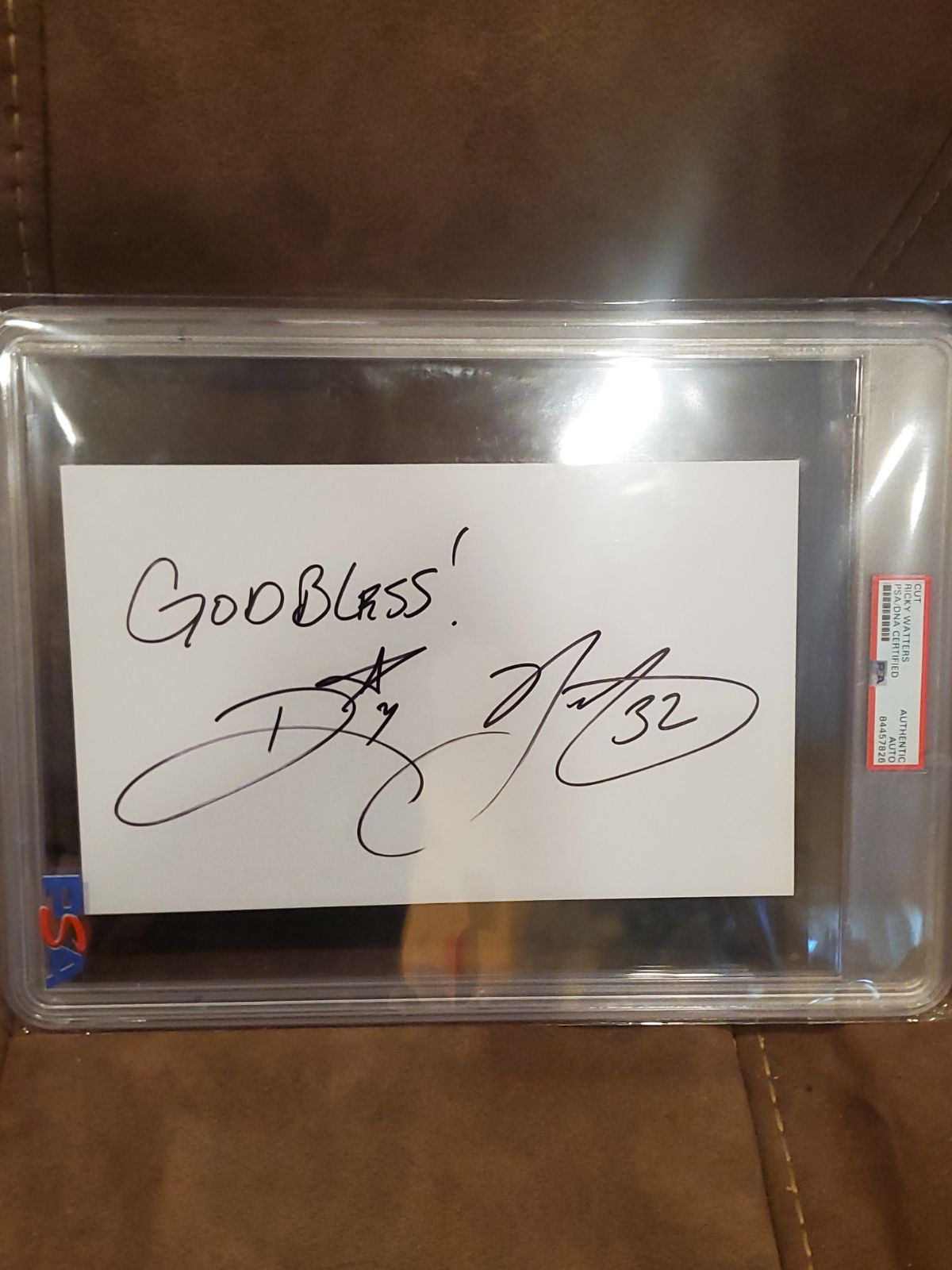 Ricky Water Autograph Slabbed PSA/DNA