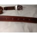 Vtg Demott Aten Women Teen S Western Concho Belt Silver Buckle Star Leather
