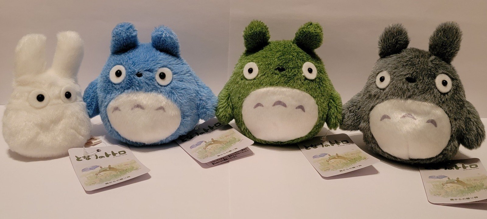 (4 piece set) My Neighbor Totoro Studio Ghibli Totoro Plushies