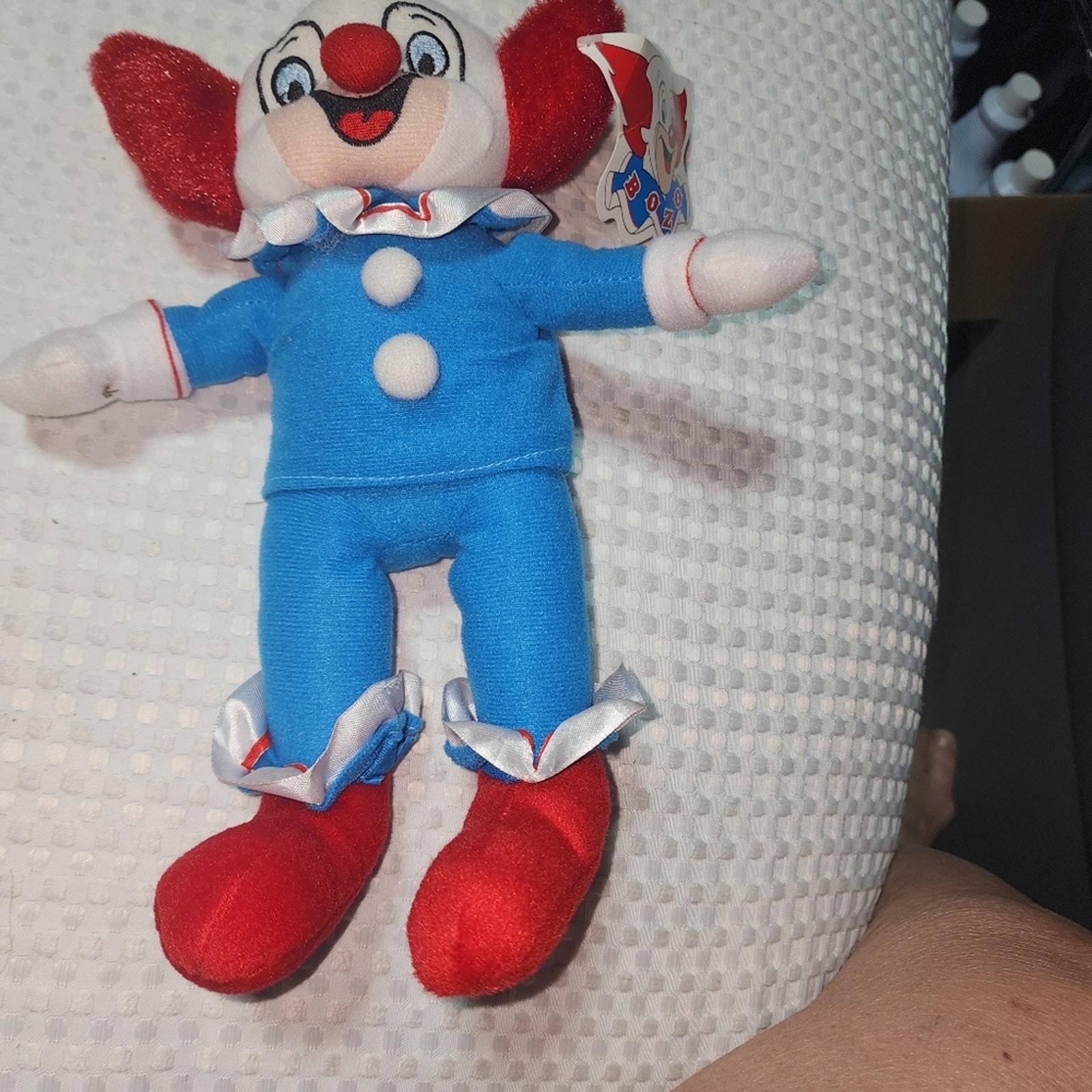 LARRY HARMANS NWT VINTAGE BOZO THE CLOWN STUFFED TOY