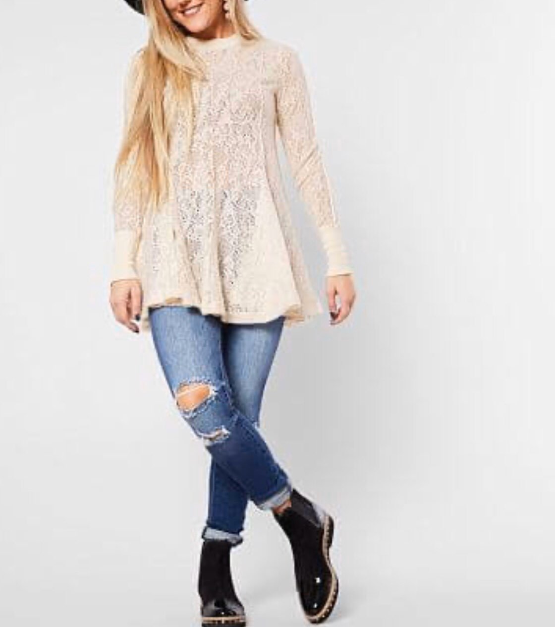 Free People-NWT Tunic Pullover