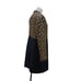 Vintage 1990 Dress Coat Top Coat Metallic Threads Gold Navy Lined Wool Handmade