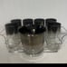 MCM Stunning Dorothy Thorpe Silver Fade Bar Cocktail Set Chrome Holder Ice Bucke