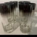 MCM Stunning Dorothy Thorpe Silver Fade Bar Cocktail Set Chrome Holder Ice Bucke
