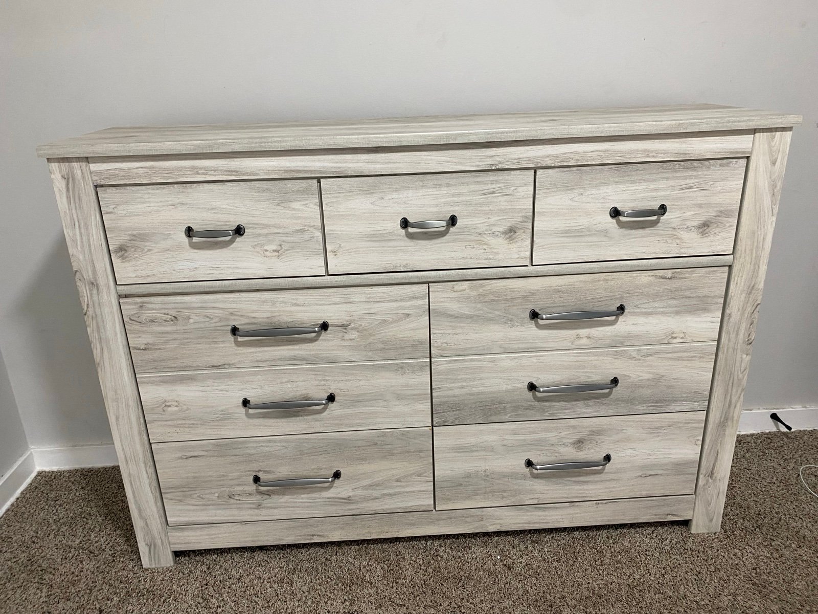 Grey Wooden Dresser