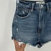 Abercrombie & Fitch ultra high rise mom short distressed frayed hem festival