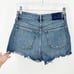 Abercrombie & Fitch ultra high rise mom short distressed frayed hem festival