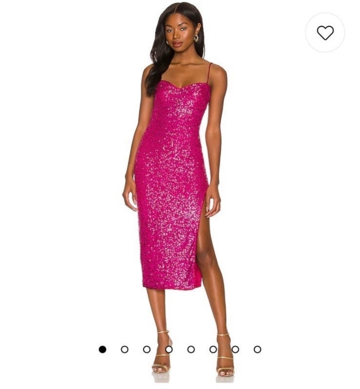 NWT Majorelle Sequin Midi Dress