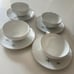 16 Piece Fukagawa Arita Starburst Mid Century Vintage Set