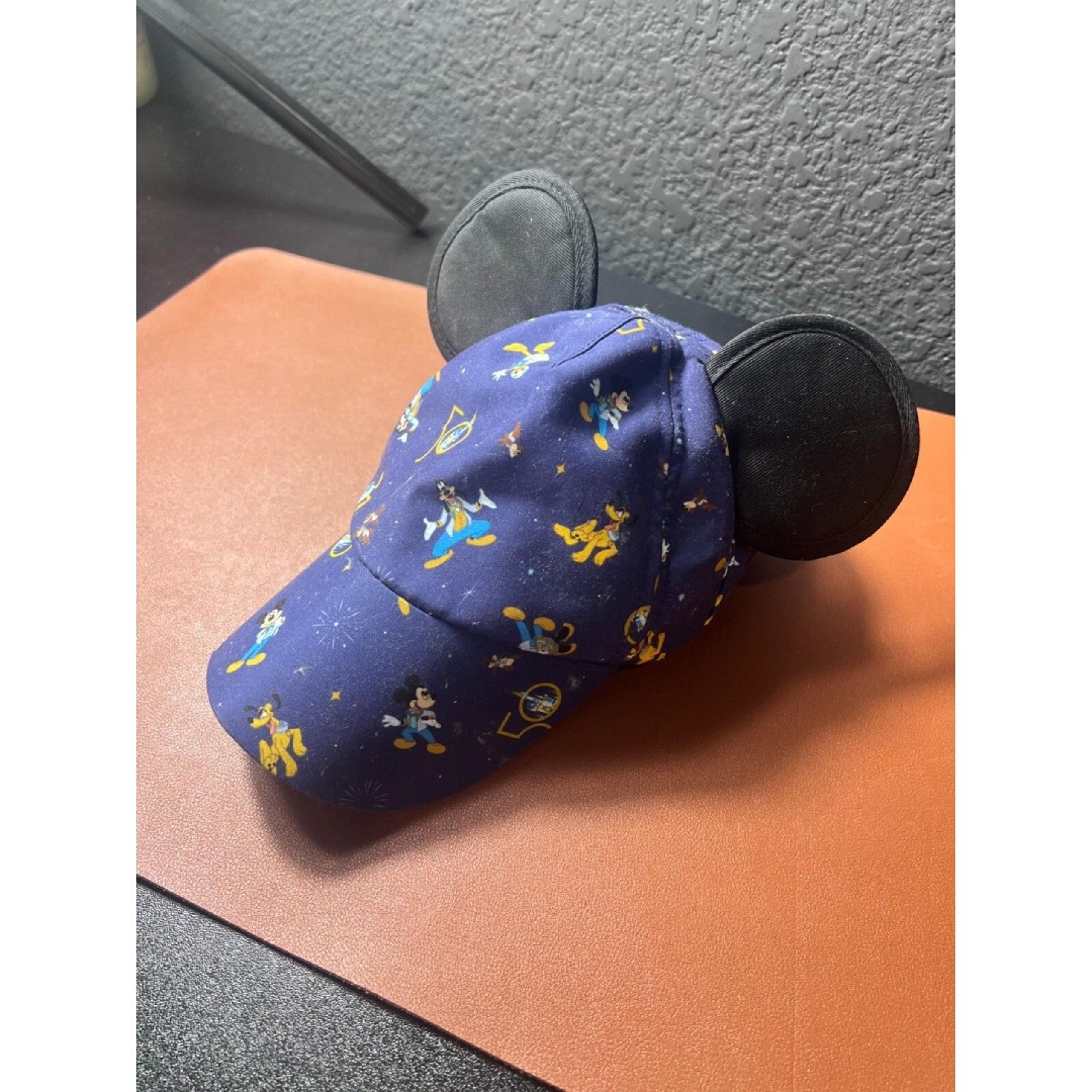 Disney Parks Baby WDW 2021 50th Anniversary swim water Hat With Mickey Ears