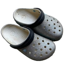 Crocs Unisex Limited Edition Glitter Penguin Clog Mule M4/W6