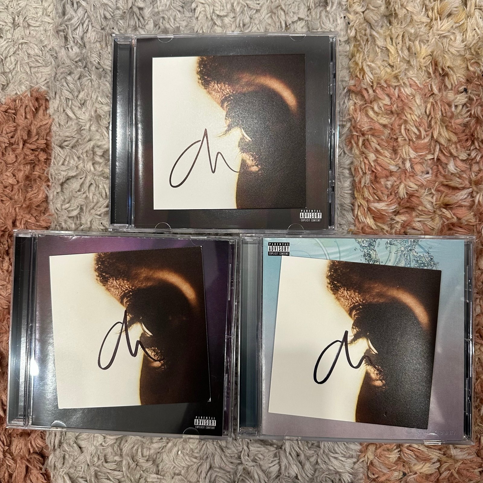 The Weeknd Hurry Up tomorrow SIGNED CDs