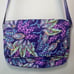Vera Bradley Batik Leaves Cotton Crossbody Laptop Messenger Bag